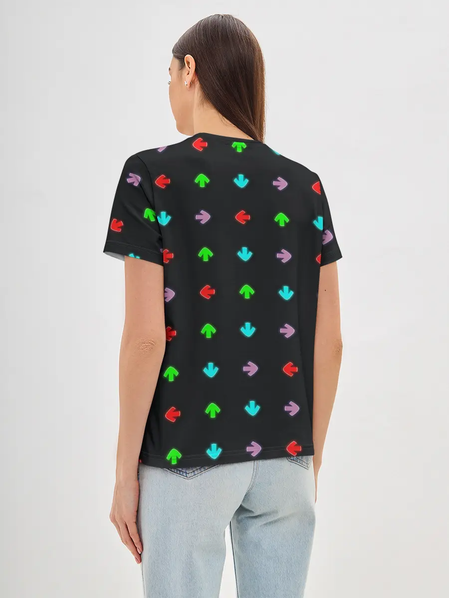 Женская базовая футболка / Friday night funky arrows