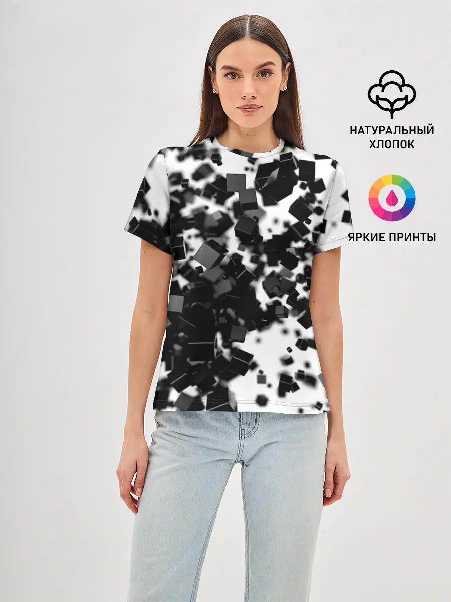 Женская базовая футболка / KUBIKI