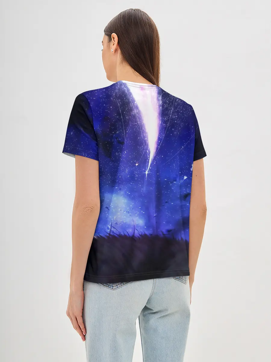 Женская базовая футболка / ТВОЕ ИМЯ