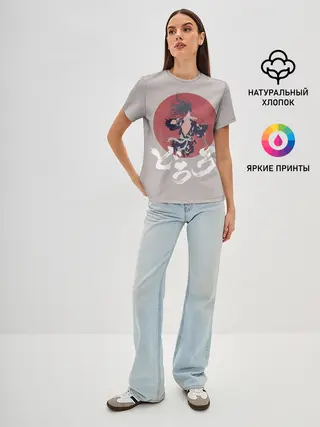 Женская базовая футболка / Дороро