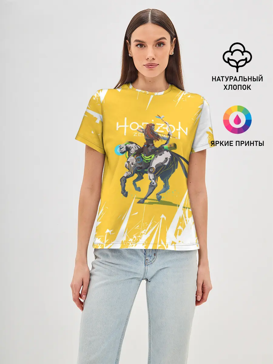 Женская базовая футболка / HORIZON ZERO DAWN | ALOY