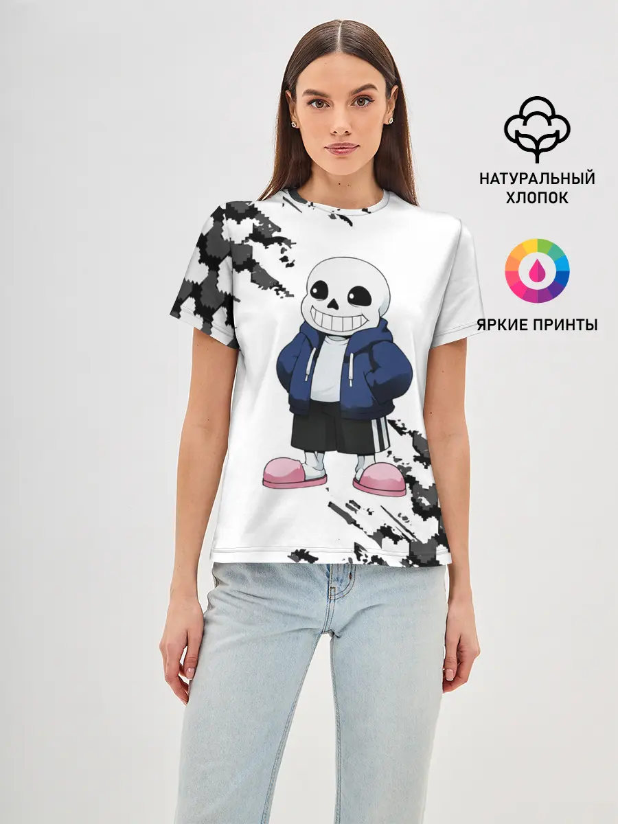 Женская базовая футболка / UNDERTALE