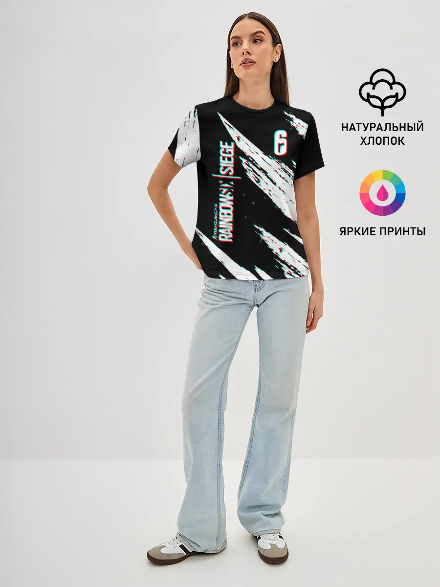 Женская базовая футболка / RAINBOW SIX SIEGE.