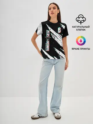 Женская базовая футболка / RAINBOW SIX SIEGE.