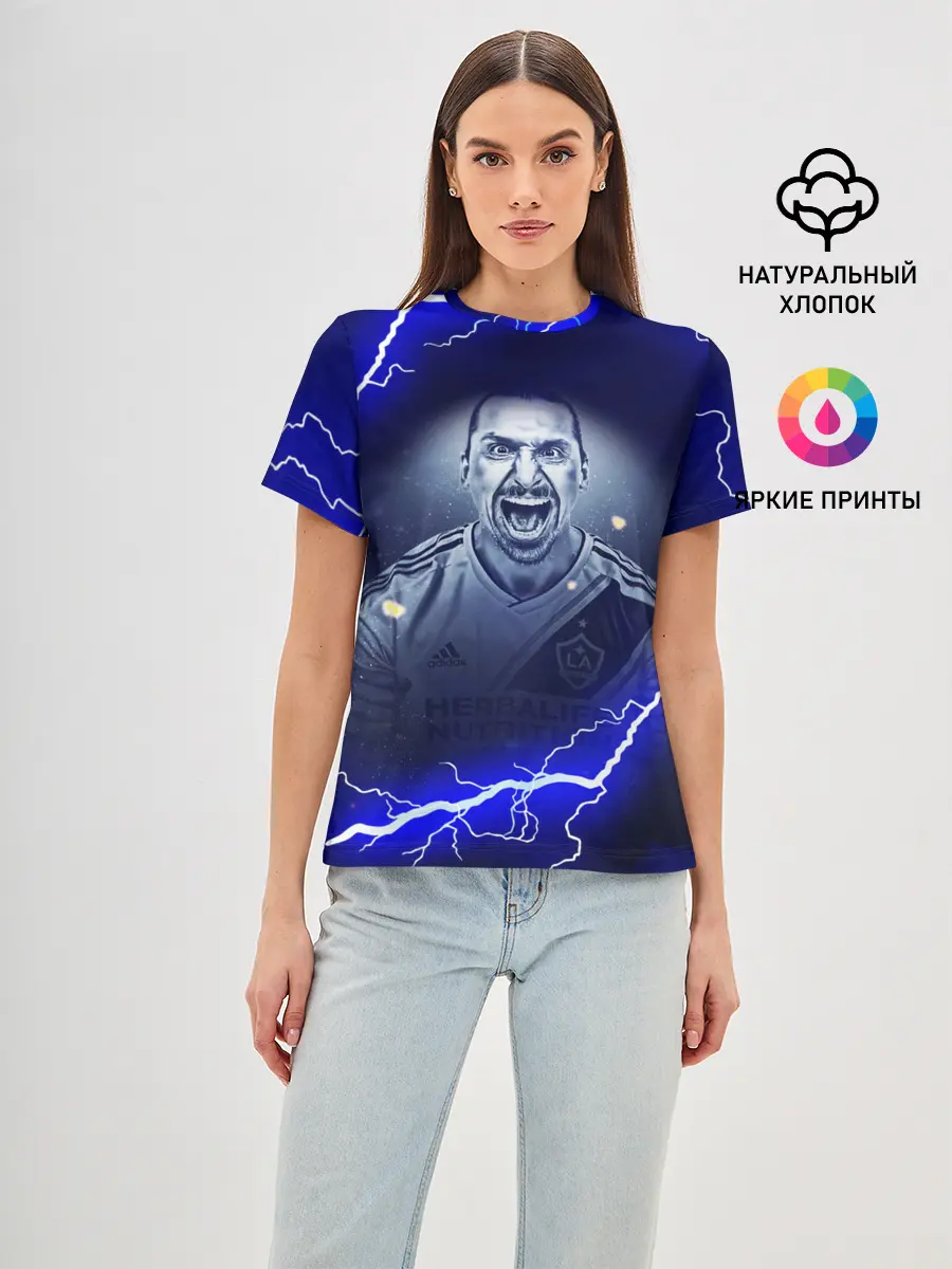 Женская базовая футболка / Златан Ибрагимович | ZLATAN