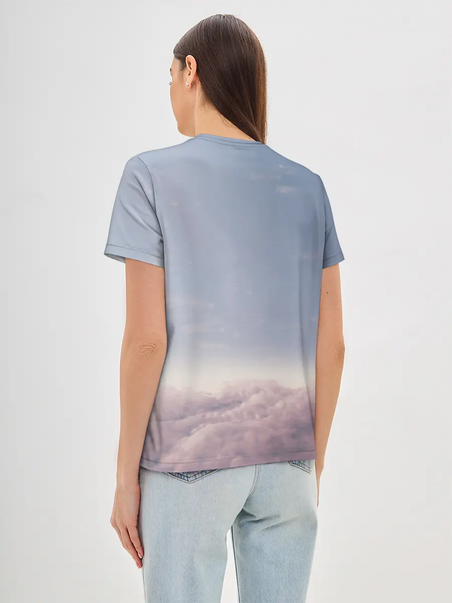 Женская базовая футболка / No mans sky