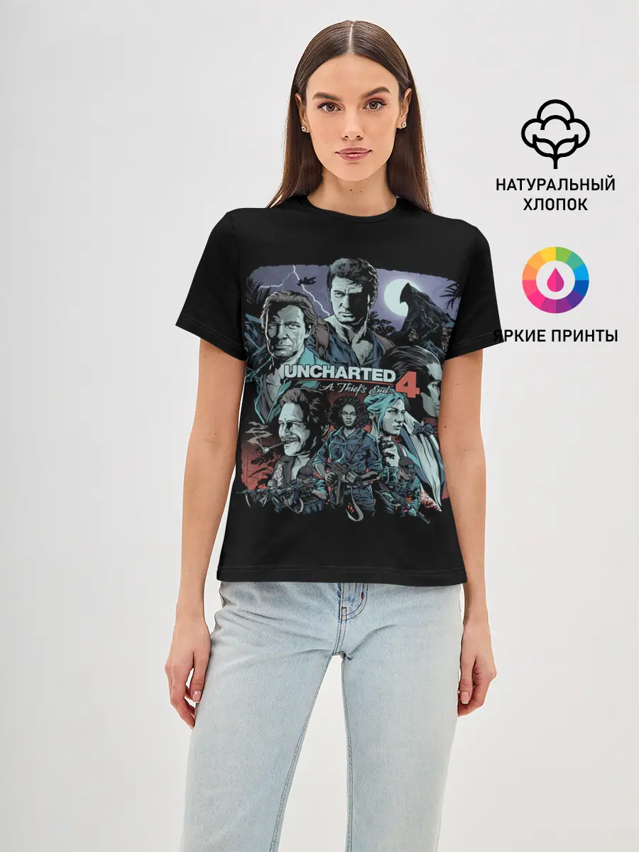 Женская базовая футболка / Team Uncharted