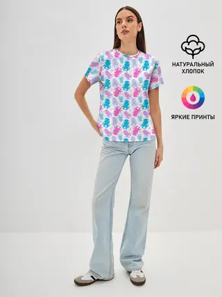 Женская базовая футболка / Осьминоги