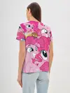 Женская базовая футболка / Pinkie Pie pattern