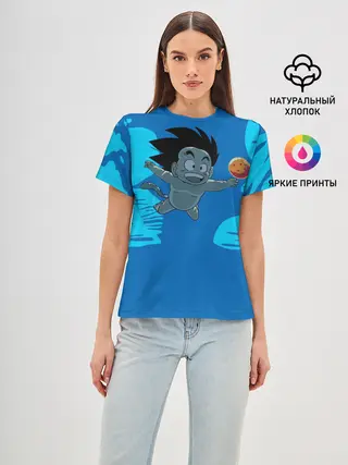 Женская базовая футболка / Smells Like Dragon Balls