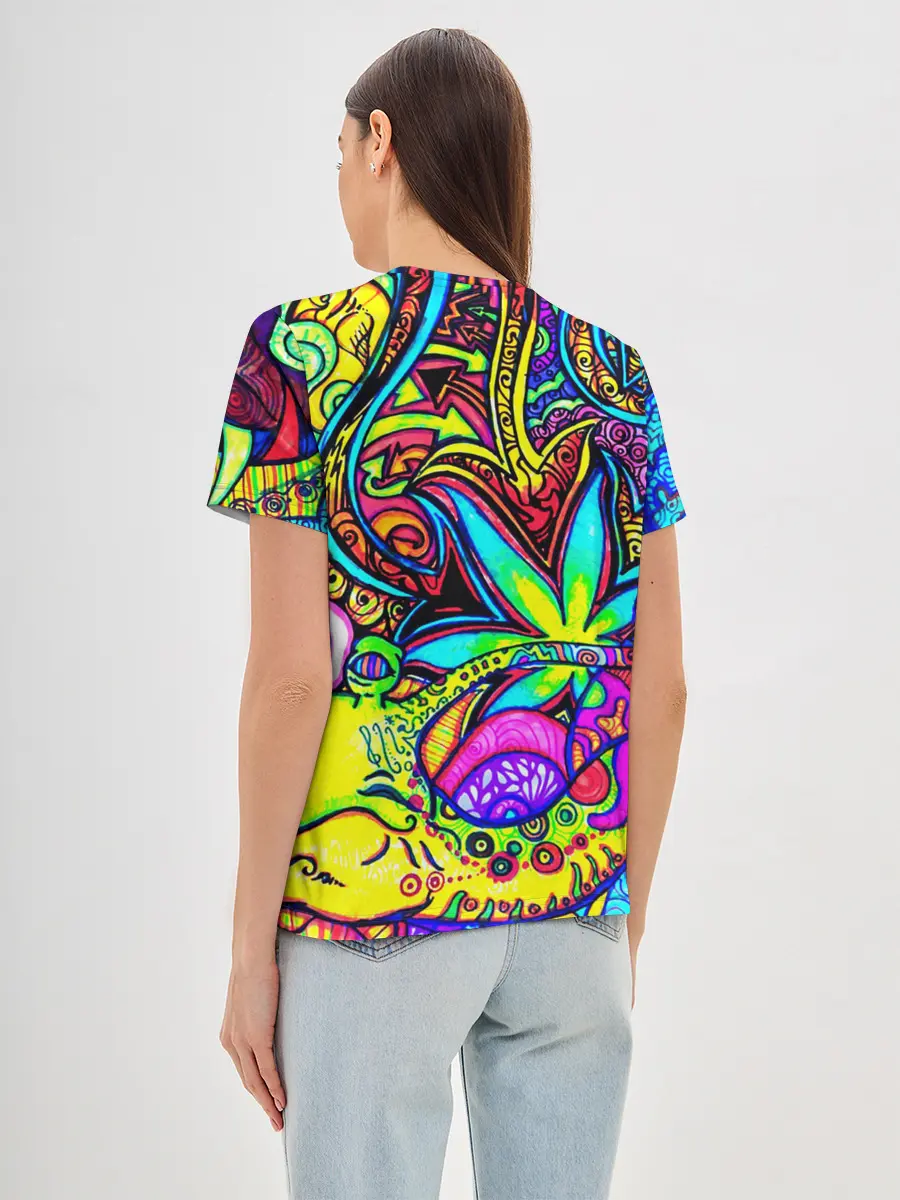 Женская базовая футболка / PSY ABSTRACTION