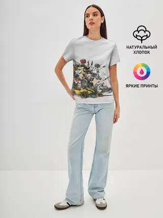 Женская базовая футболка / Погоня