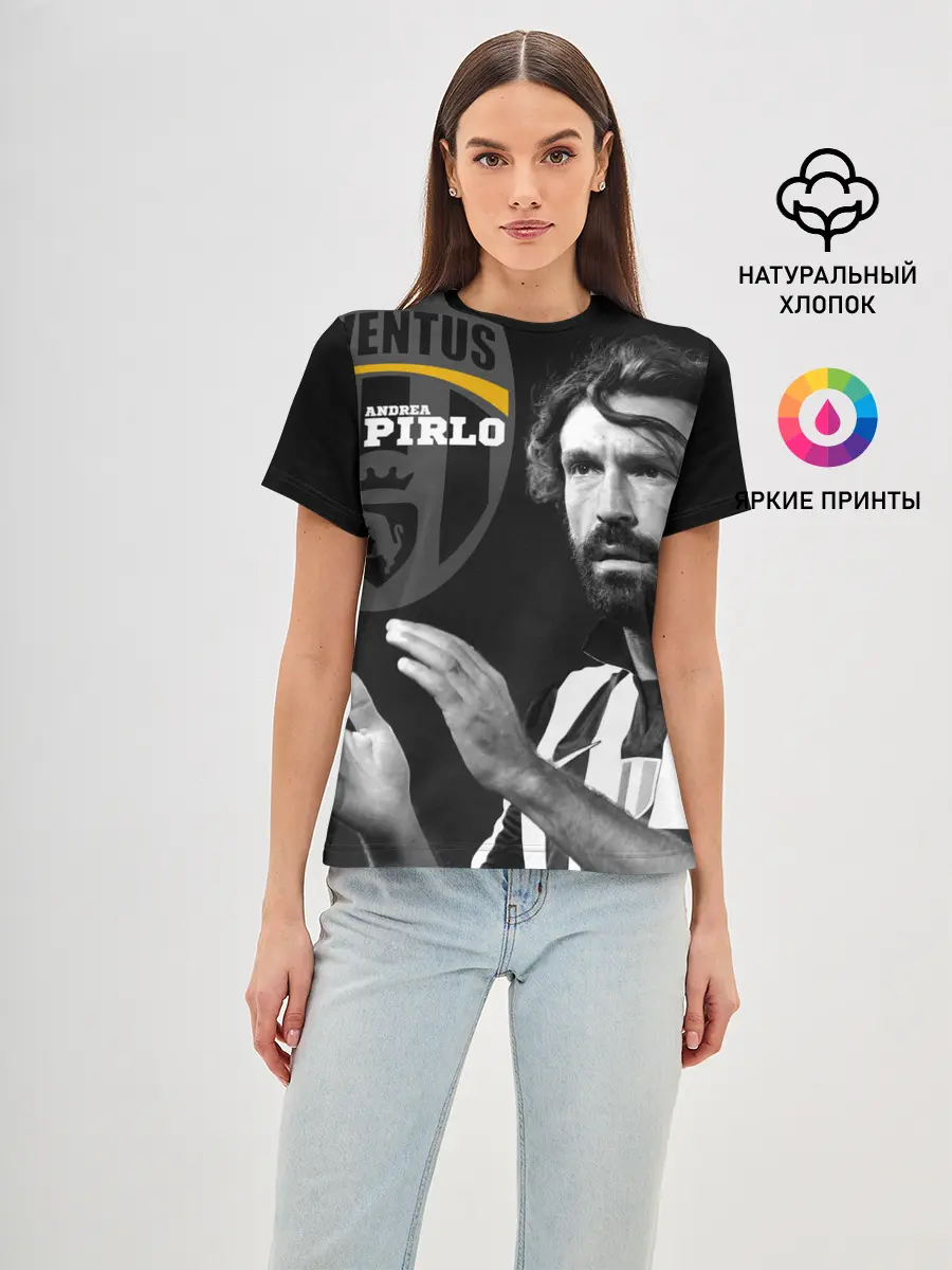 Женская базовая футболка / Андреа Пирло