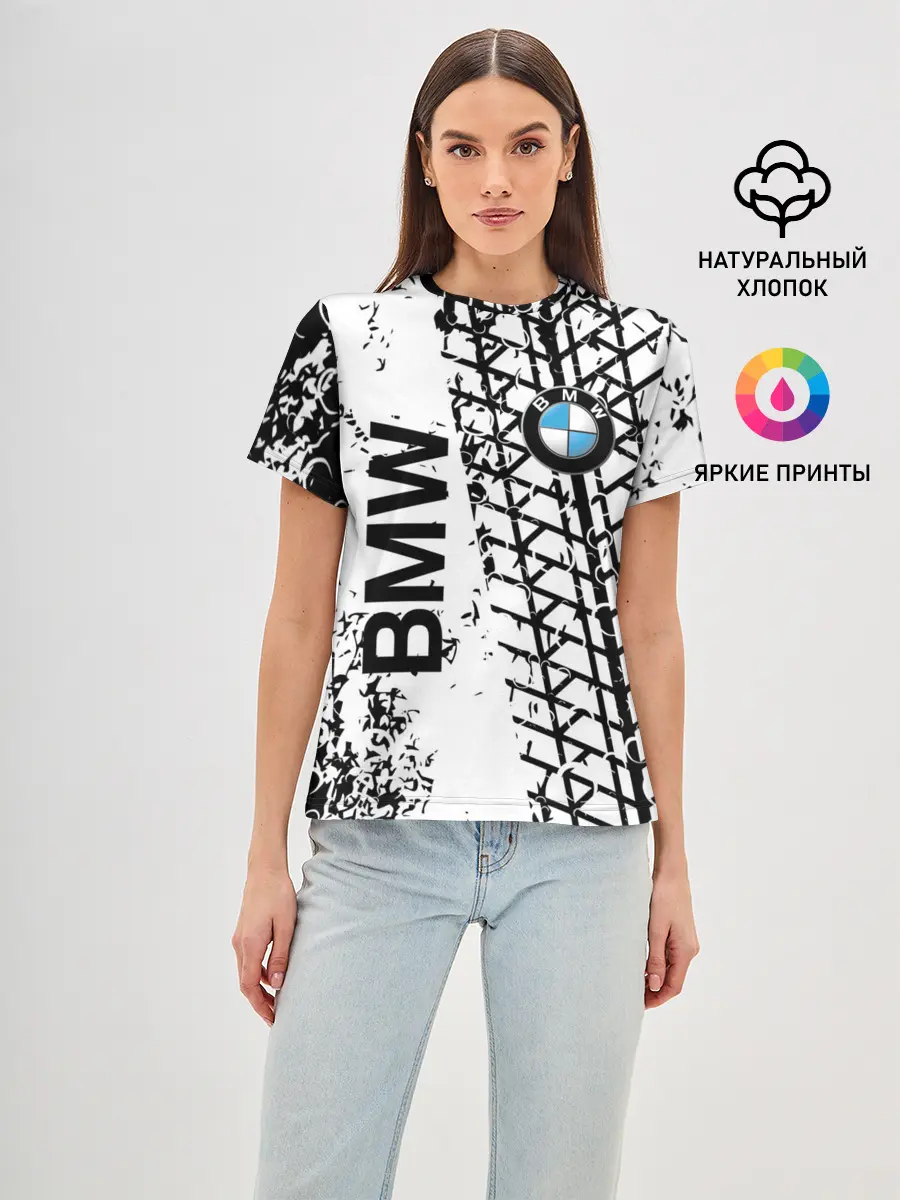 Женская базовая футболка / BMW.