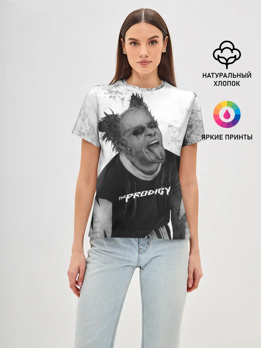 Женская базовая футболка / THE PRODIGY | ПРОДИДЖИ