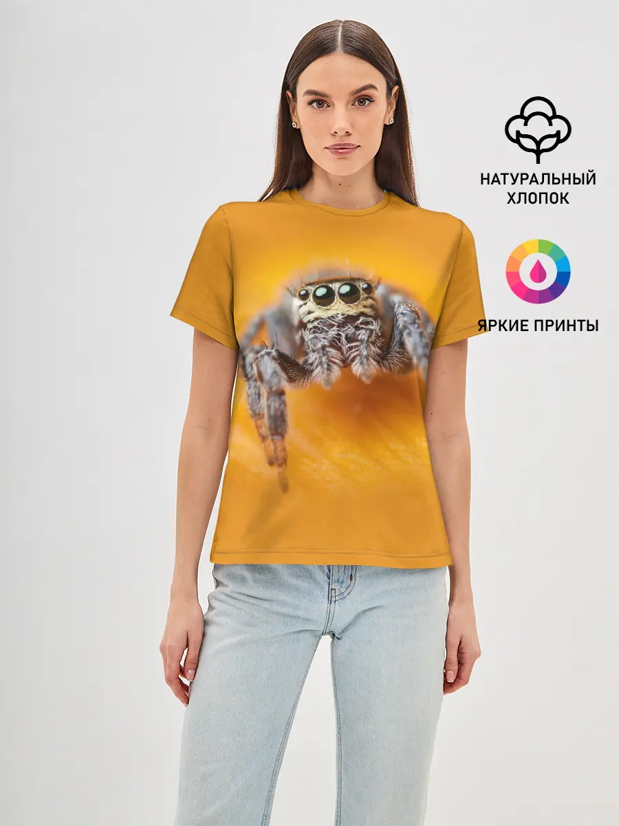 Женская базовая футболка / ПАУК / SPIDER