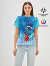Женская базовая футболка / Metal Sonic