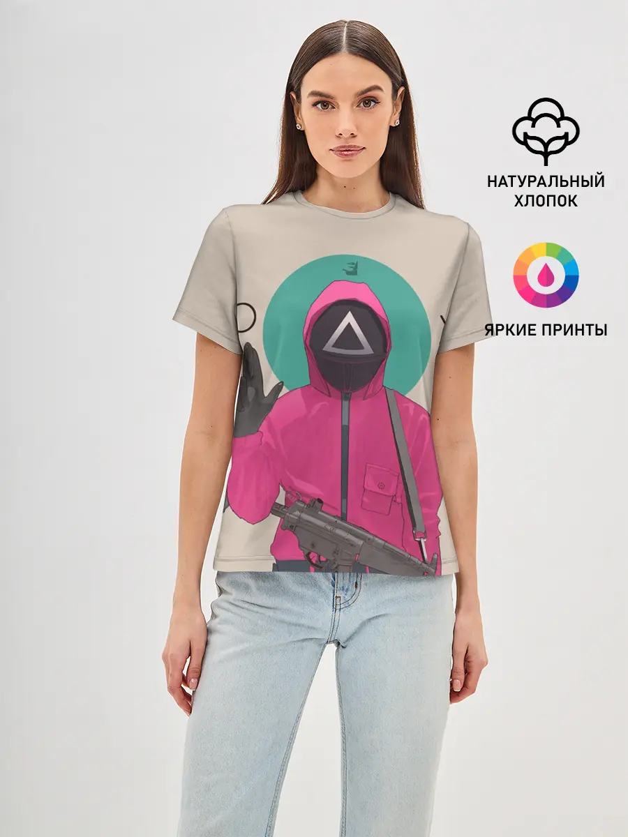 Женская базовая футболка / SquidRed