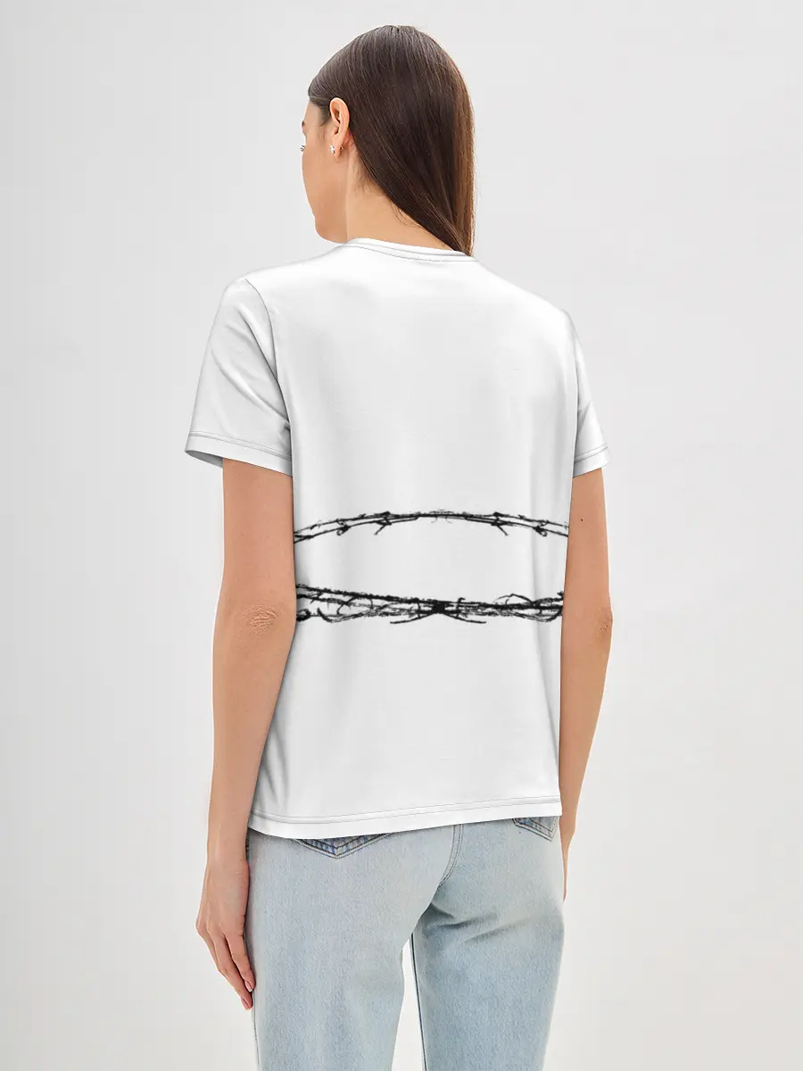 Женская базовая футболка / Angel of dead