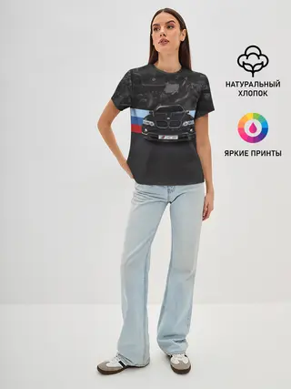 Женская базовая футболка / BMW X5