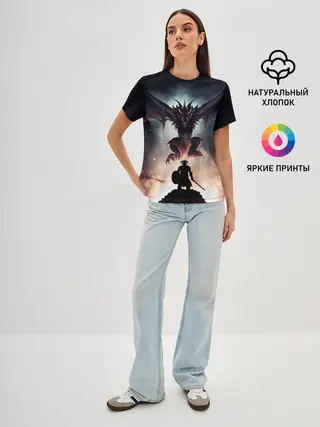 Женская базовая футболка / Да начнётся битва