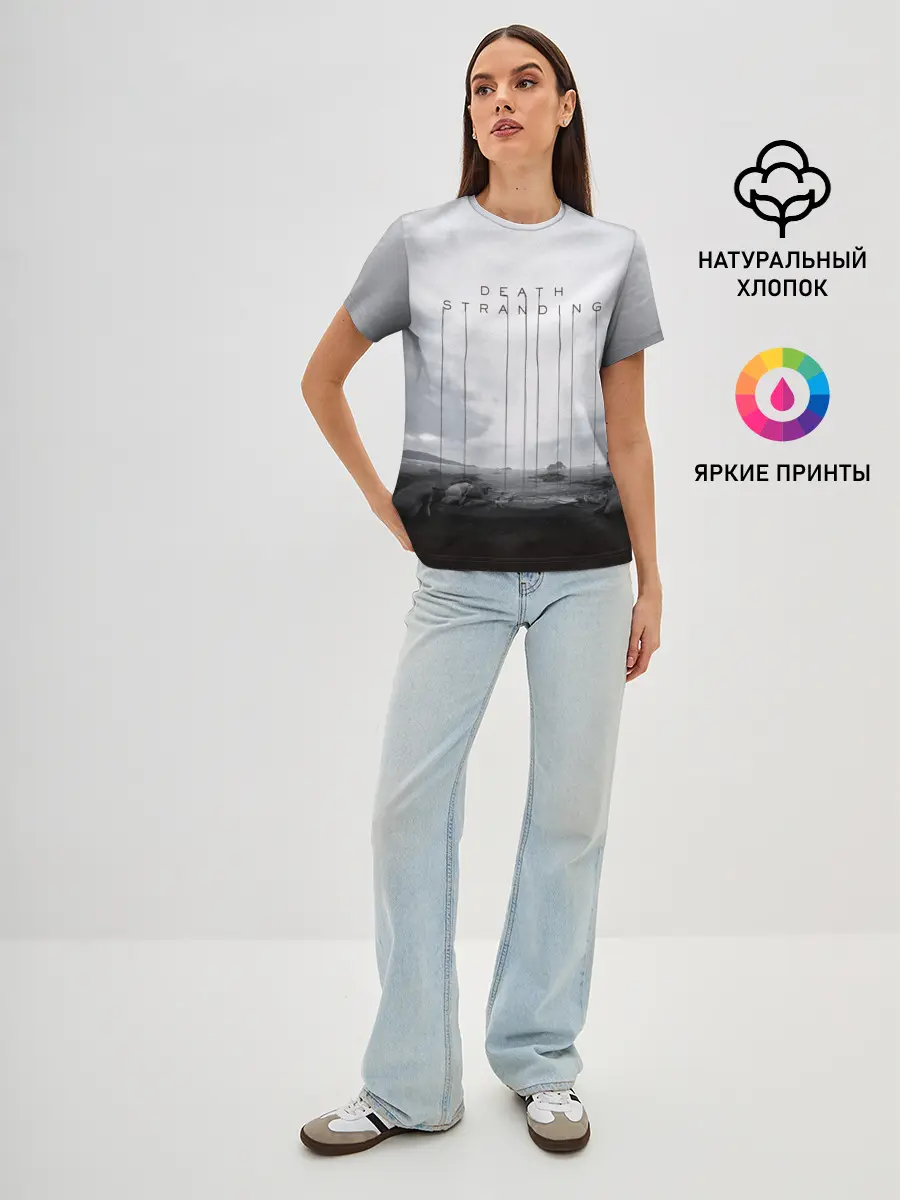 Женская базовая футболка / DEATH STRANDING