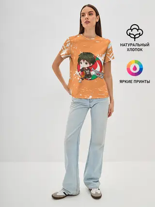 Женская базовая футболка / Yamaguchi Tadashi | Haikyu | Волейбол