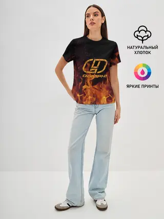 Женская базовая футболка / OOMPH!