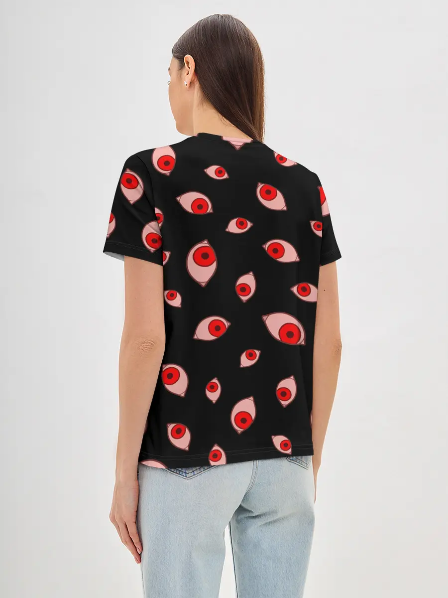 Женская базовая футболка / Взгляд тьмы