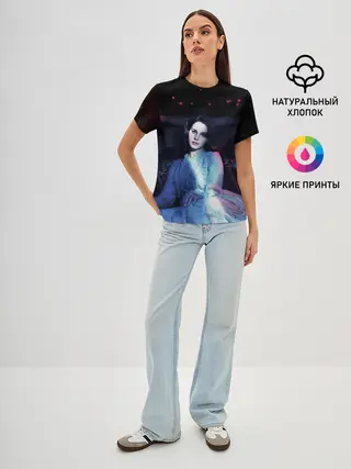 Женская базовая футболка / Нежная Лана