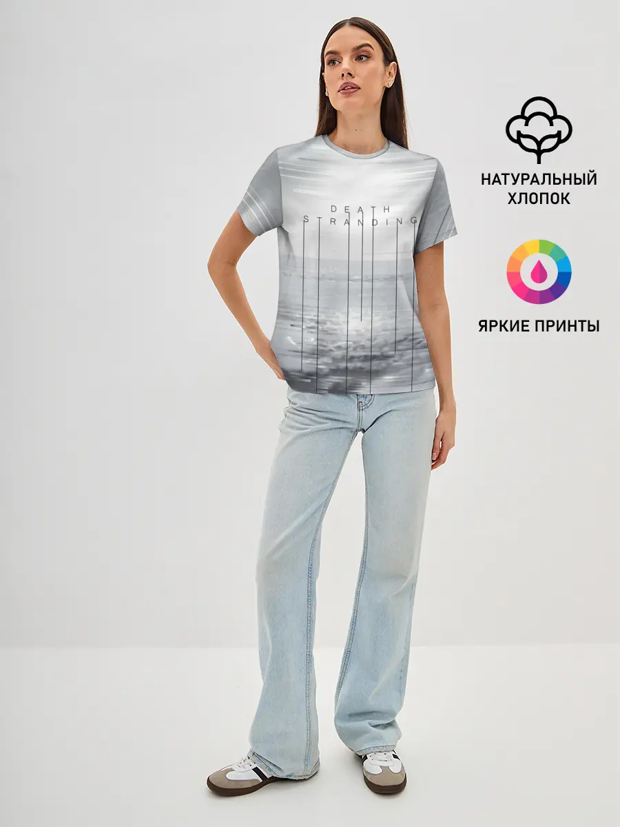 Женская базовая футболка / DEATH STRANDING