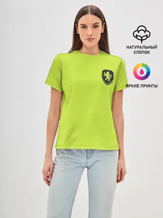 Женская базовая футболка / Форма Чехия гостевая