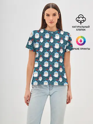 Женская базовая футболка / Новый Год