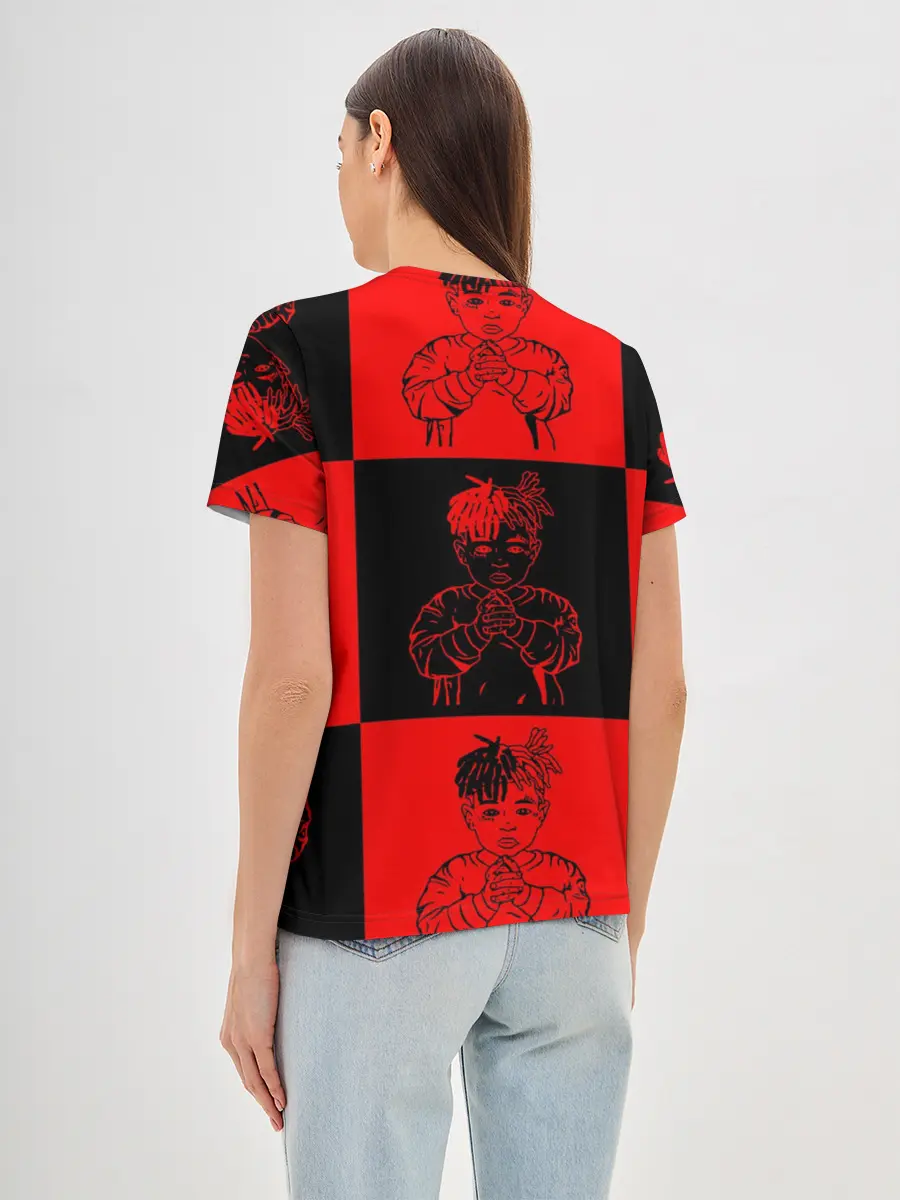 Женская базовая футболка / XXXTENTACION LOVE