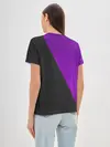 Женская базовая футболка / Purple Smile