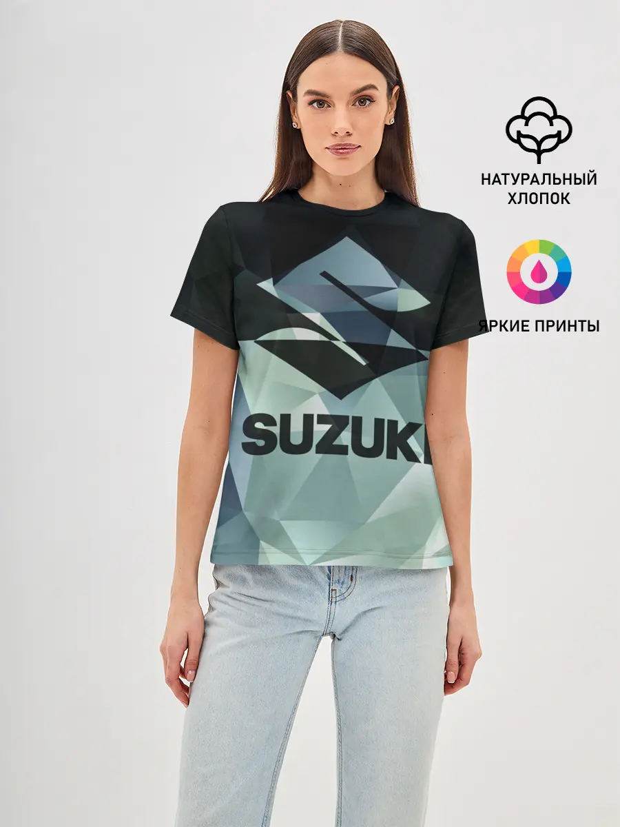 Женская базовая футболка / SUZUKI