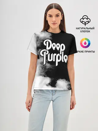 Женская базовая футболка / Deep Purple