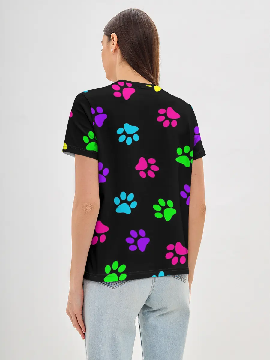 Женская базовая футболка / ЛАПКИ