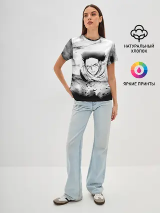 Женская базовая футболка / Сёта Аидзава /Aizawa Аниме