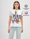 Женская базовая футболка / Париж