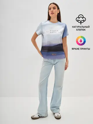 Женская базовая футболка / DEATH STRANDING