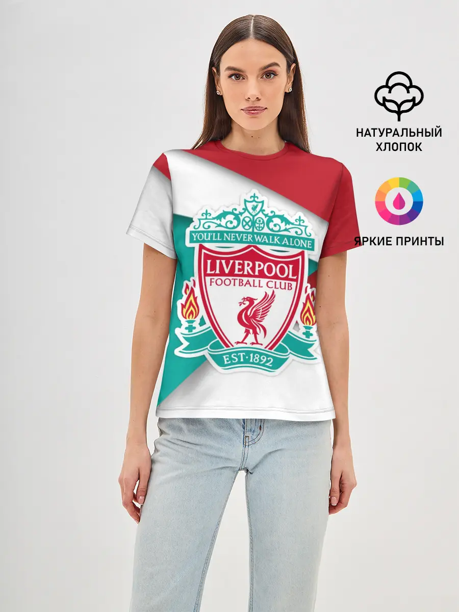 Женская базовая футболка / Ливерпуль формы