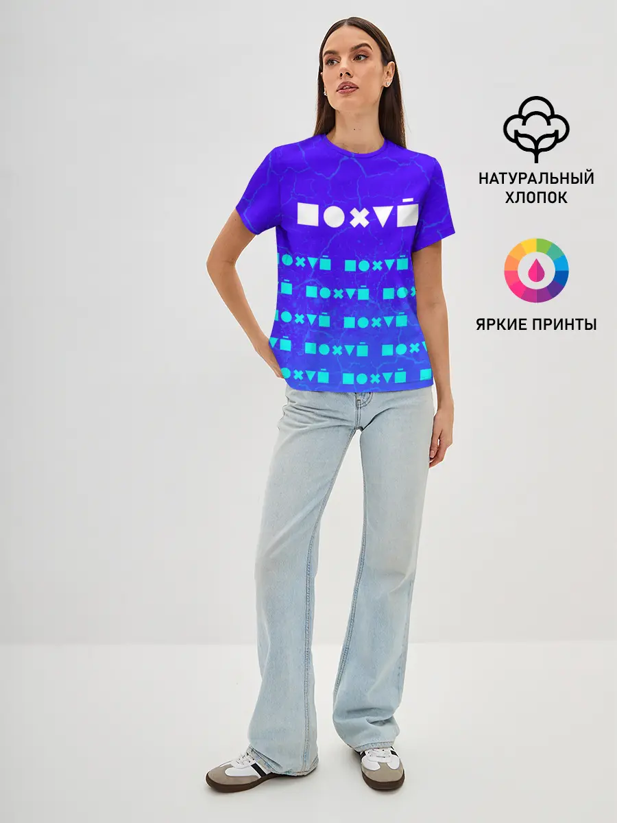 Женская базовая футболка / Мне Без Разницы - Краска