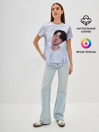 Женская базовая футболка / BTS