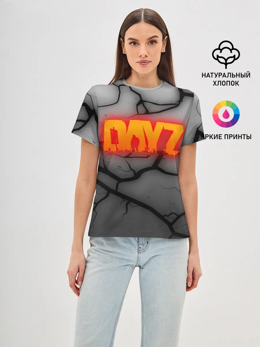 Женская базовая футболка / DAYZ