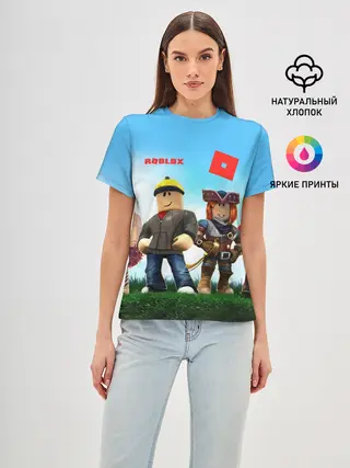 Женская базовая футболка / ROBLOX