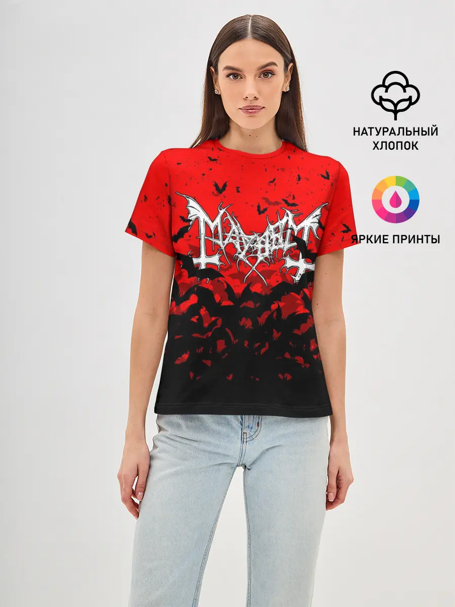 Женская базовая футболка / MAYHEM