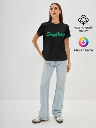 Женская базовая футболка / Очень странные дела