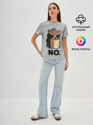 Женская базовая футболка / NO.