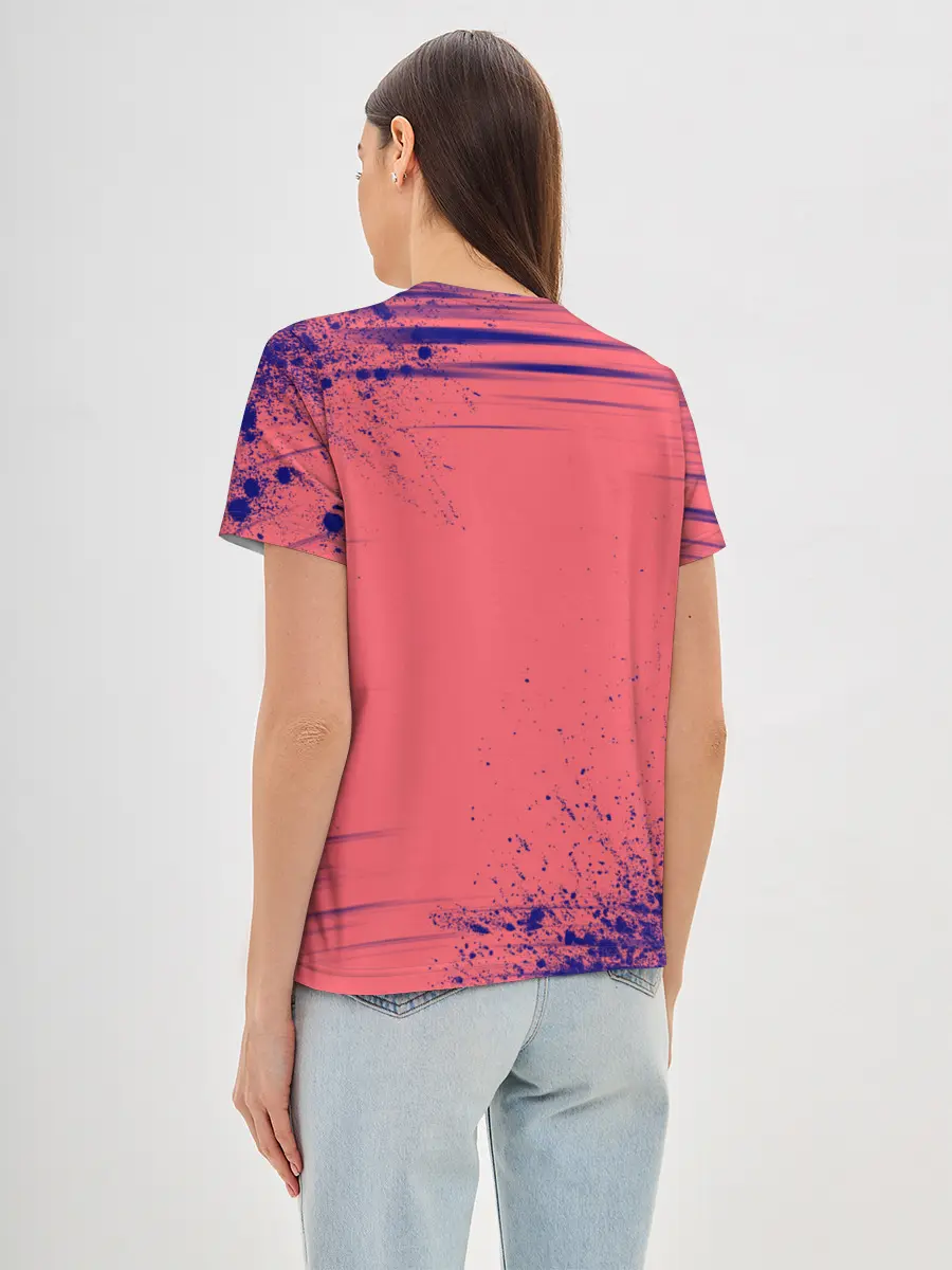 Женская базовая футболка / AMONG US - С КОТИКОМ